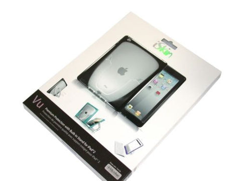 New iSkin Vu Case with Stand for iPad 2 - Black -IPDVU2-BK1 FREE SHIPPING