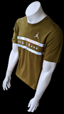 Nike Men's Air Jordan Jumpman 1985 No. 23 Olive Short Sleeve Shirt Size Medium