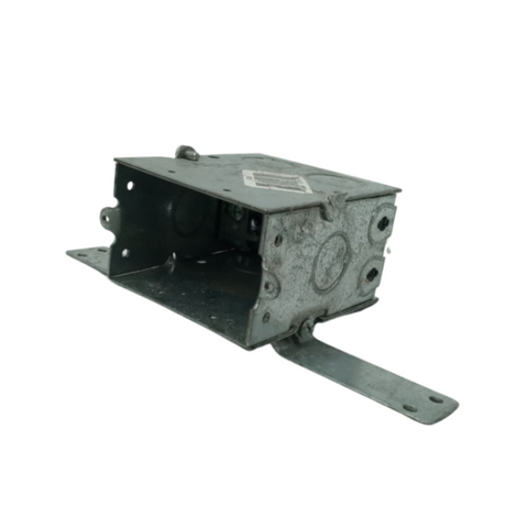 Steel City CXV 18 Cu. Inch Gangable Steel Switch Box 3-1/2" Deep W/ Bracket Clip