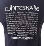 Men's Whitesnake Forevermore Graphic Black Short Sleeve Shirt Size Large