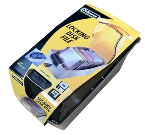 Fellowes Locking Disk File Storage Tray For 50 3.5" Diskettes (20 Available)