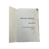 Spring Circle Computer Microsoft MS-DOS Getting Started, Users Guide & Reference