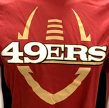 Nike Dri Fit Men's San Francisco 49ers Red Short Sleeve Shirt NFL Football