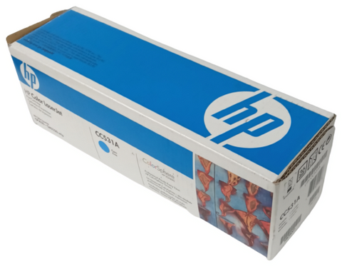 HP LaserJet CC531A Cyan Toner Cartridge 2,800 Page Yield For CP2025 & CM2320
