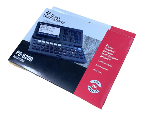 Texas Instruments PS-6200 Portable Pocket Organizer Vintage