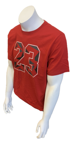 Nike Men's Michael Jordan 23 Red Short Sleeve T-Shirt Size Large