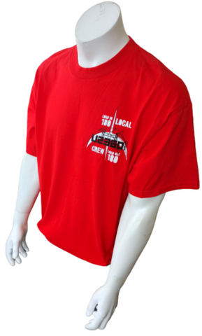 Alstyle Men's U2 360° World Tour Load In 180 Local Bits Local Crew Red Shirt XL