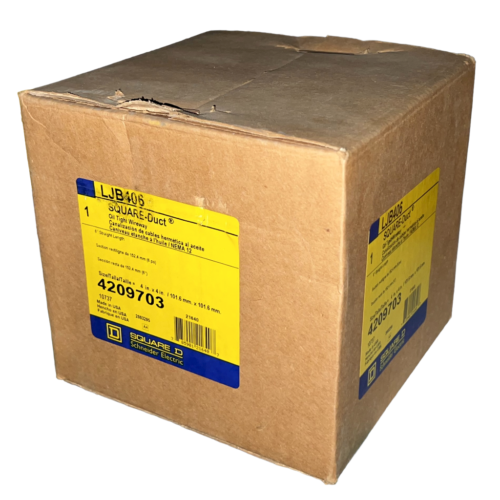 Square D LJB406 Oil Tight Wireway SquareDuct