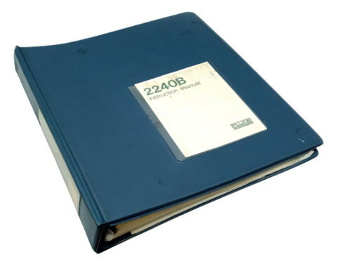 Fluke 2240B Data Logger Instruction Manual