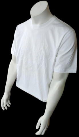 Nike Jordan Men's Air Jordan Graphic All White Short Sleeve Shirt Size Large