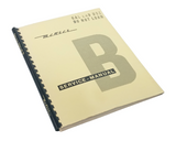 Mettler-Toledo B-Type Service Manual Issue 1963