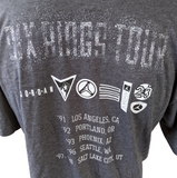 Nike Jordan Men's Six Rings Tour Graphic Gray Short Sleeve Shirt Size Large