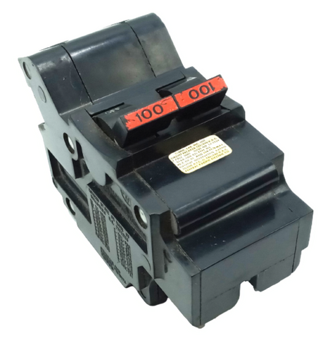 Federal Pacific Electric NA2100 2 Pole Circuit Breaker 100A 120/240VAC 1 PH Plug