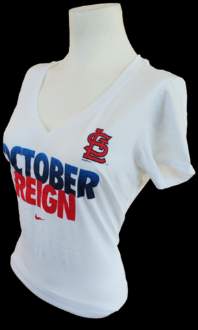 Nike Women's St. Louis Cardinals October Reign White Slim Fit