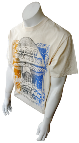Anvil Men's The Allman Brothers Band Beacon Theatre NY 2011 Tan Shirt Size Large