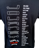 Anvil Men's Journey Escape 2013 World Tour Concert Black Shirt Size Large