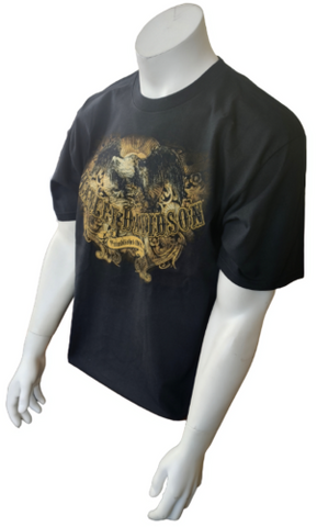 Harley Davidson Motorcycle Men's Est. 1903 Eagle Short Sleeve Black Shirt Size L