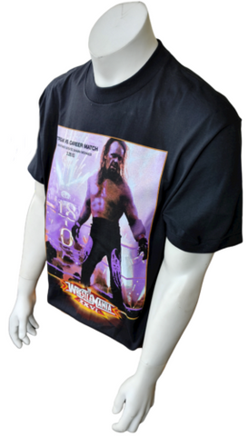 Men's WrestleMania XXVI Undertaker Defeated Shawn Michaels Black Shirt Size L