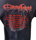 Hanes Men's OzzFest 2010 Tour Concert Black Short Sleeve Shirt Size Large