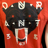 Nike Men's Dri-Fit Kevin Durant KD 35 Sabretooth Graphic Red Shirt Size Large