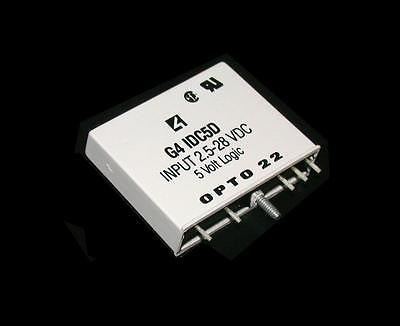 NEW OPTO 22  G4 IDC5D  SOLID STATE INPUT  RELAY 5 VDC LOGIC  (8 AVAILABLE)