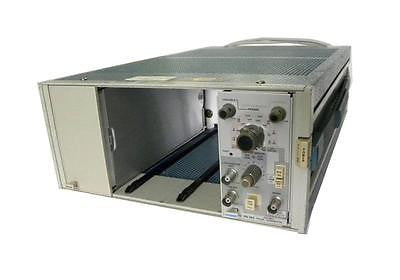 TEKTRONIX TM504 POWER MODULE WITH PG502 PULSE GENERATOR AND STORAGE PLUG IN