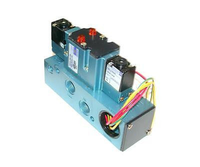 NEW MAC SOLENOID VALVE ASSEMBLY 110/120VAC MODEL 6223-511-PM-111DA (2 AVAILABLE)