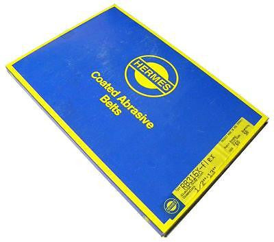 NEW HERMES ABRASIVE RB 316X-FLEX 1/2" X 13" 60 GRIT BOX OF 50 SANDING BELT