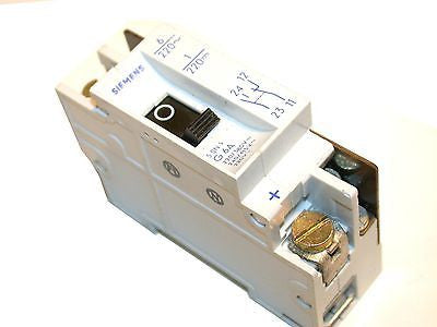 UP TO 2 SIEMENS 6 AMP 1P CIRCUIT BREAKERS DIN MOUNT G6A 5SN 9