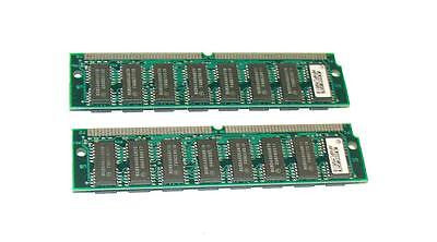 LOT OF 2 MOTOROLA  MCM32230SH70   DRAM Module CARD 72-Pin