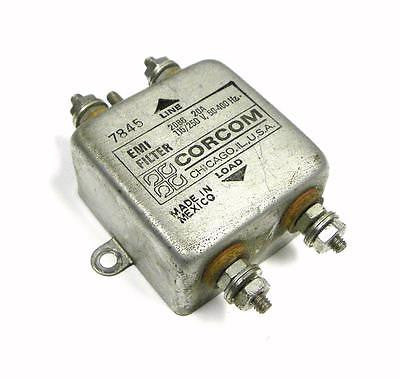 CORCOM EMI FILTER 20B6 20 AMPS 115/250 VAC (5 AVAILABLE)