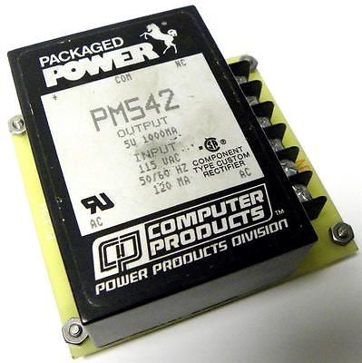COMPUTER PRODUCTS PACKAGED POWER POWER SUPPLY MODEL PM542