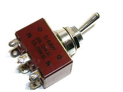 UP TO 6 NKK DPDT 20A @ 125V, 10A @ 250V TOGGLE SWITCHES 633-S6AW