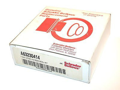 NEW SCHRADER BELLOWS 1 3/4" VITON H2 ROD SEAL KIT A63230414 FREE SHIP