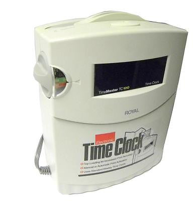 ROYAL TOP LOADING TIME CLOCK MODEL TC100