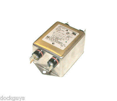 CORCOM EMI POWER LINE FILTER 10 AMP 120/250 VAC MODEL 10VW1