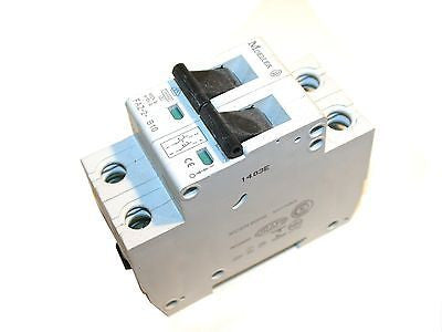 NEW MOELLER 2 POLE 10 AMP CIRCUIT BREAKER DIN MOUNT FAZ-2-B10