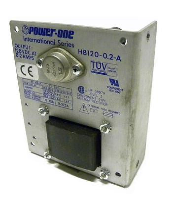 POWER ONE HB120-0.2-A POWER SUPPLY 120 VDC @ 0.2 AMPS OUTPUT