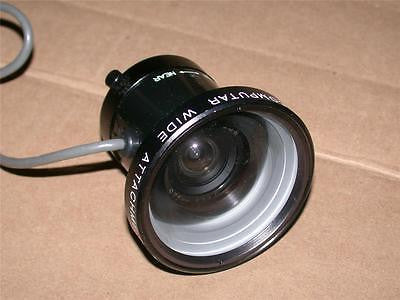 VERY NICE RAINBOW S 7.5 MM CAMERA LENS WITH COMPUTAR WIDE ATTACHMENT