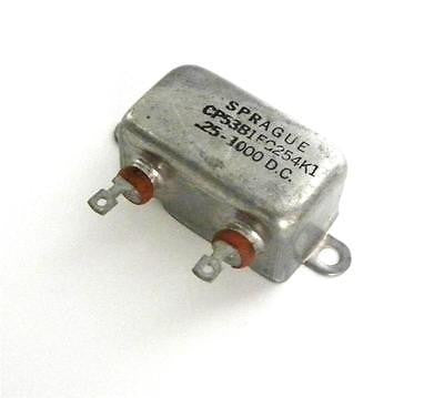 NEW SPRAGUE CP53B1EG254K1 CAPACITOR 0.25 MF @ 1000 VDC