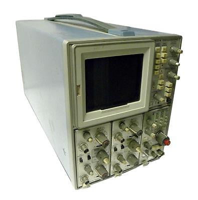 TEKTRONIX 7623A STORAGE OSCILLOSCOPE  WITH TWO 7A26 & ONE 7B53 PLUGINS