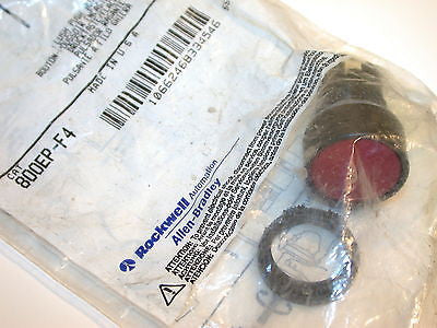 NEW ALLEN BRADLEY RED PUSH BUTTON 800EP-F4 FREE SHIPPING