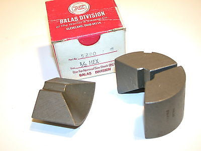 Up to 6 NEW BALAS MASTER 1/2" HEX COLLET PADS #5200