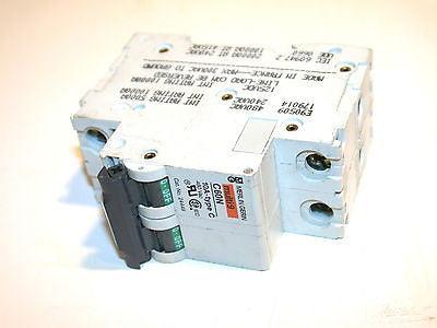 UP TO 2 MERLIN GERIN 10A 2 POLE CIRCUIT BREAKERS DIN MOUNT 24449