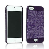 New iSkin SWIPH5-PE3 Vibes Purple Swirl Case for iPhone 5 - FREE SHIPPING