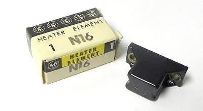 NEW ALLEN BRADLEY AB CONTACT OVERLOAD HEATER ELEMENT MODEL N16 (9 AVAILABLE)