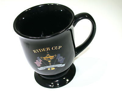 NEW BLACK 2004 RYDER CUP COLLECTORS 17 OZ COFFEE MUG GOLF (24 AVAILABLE)