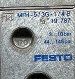 Festo MFH-5/3G-1/4B Pneumatic Solenoid Valve 10 Bar 145 PSI