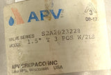 APV S2A2023228 1.5" 3 Position Motorized Valve Stainless Steel w/ 2LS