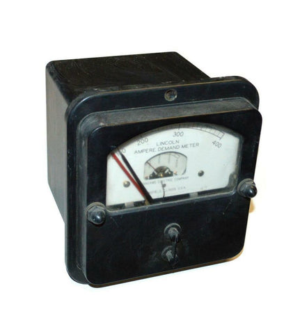 LINCOLN TYPE AD2 AMPERE DEMAND METER 0-400 AMPERES 2-42380